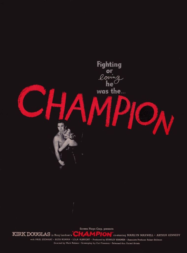 Cartel de 'Champion', Saul Bass